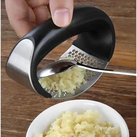 Amassador de alho inox