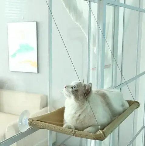 cama de janela suspensa para gatos