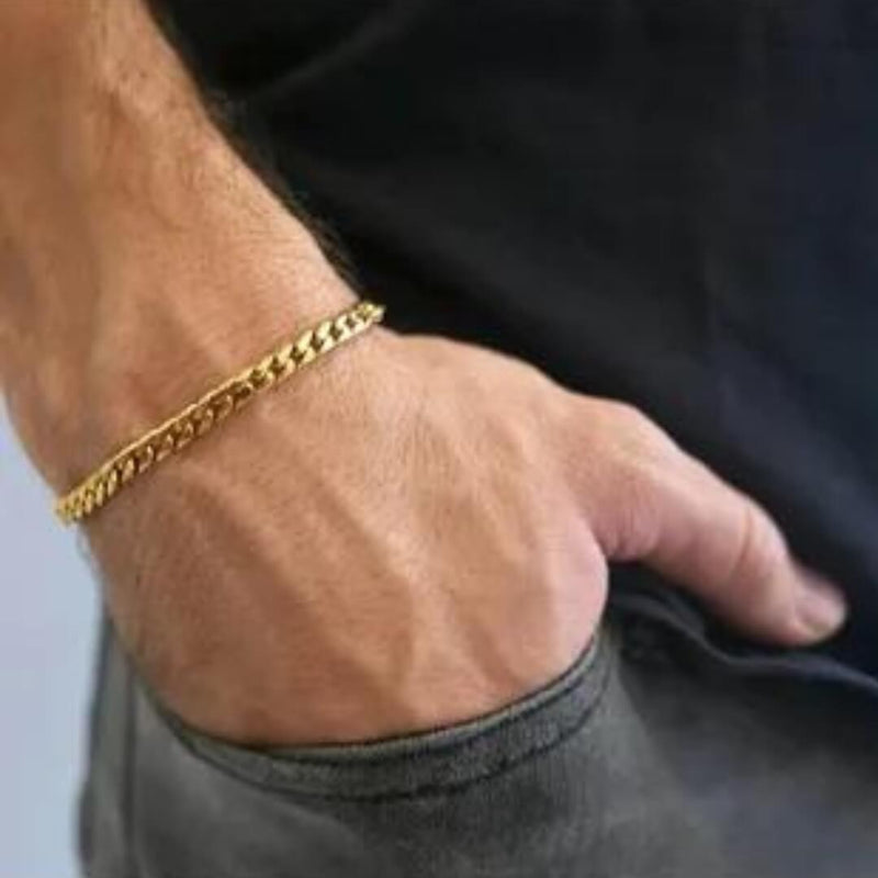 Pulseira de Aço Inoxidável masculina - Oasis Wiki