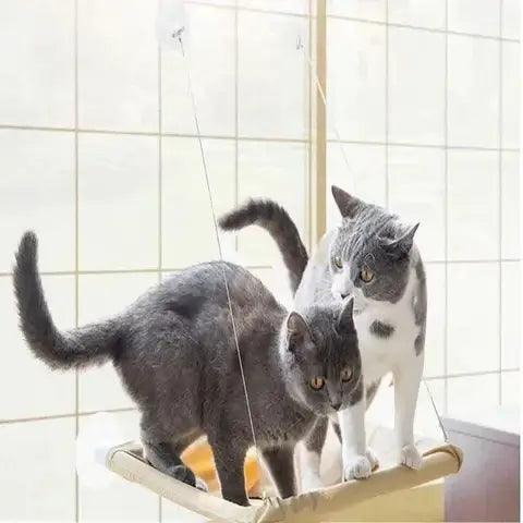 cama de janela suspensa para gatos